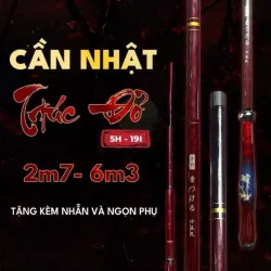 Cần câu đài Trúc Đỏ - 4H - 28i