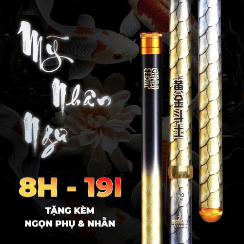 Cần câu đài Mỹ Nhân Ngư Hoàng Kim Tông 8H