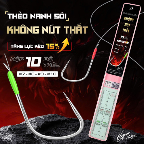 Hộp 10 bộ Thẻo Nanh Sói không nút thắt